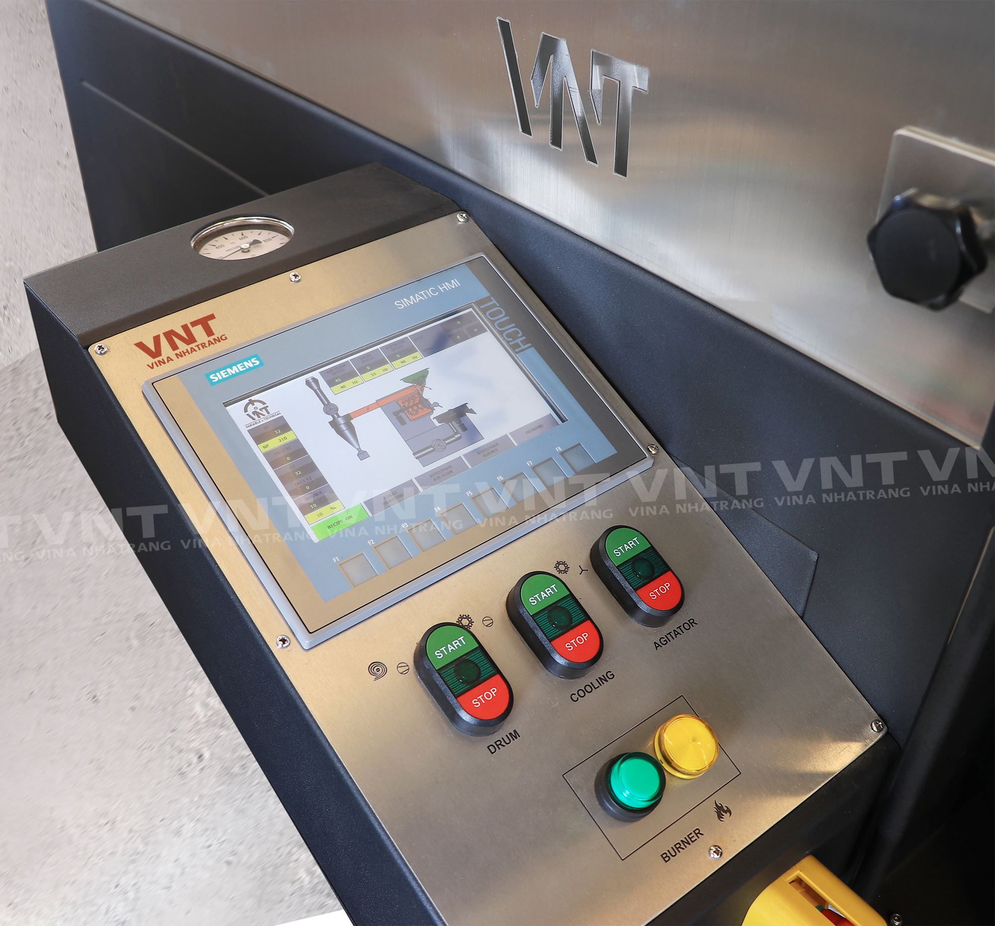 VNT Commercial Coffee Roaster Control System